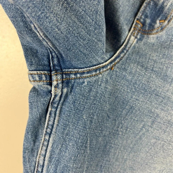 Abercrombie & Fitch Mom High Rise Jeans Size 20 Short Petite Curve Love Straight - Picture 6 of 11